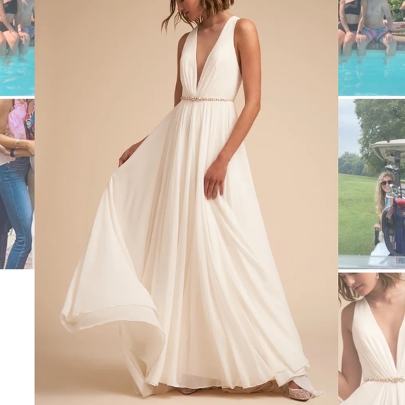 Jenny Yoo Conrad dress for BHLDN NWOT - Picture 5 of 6